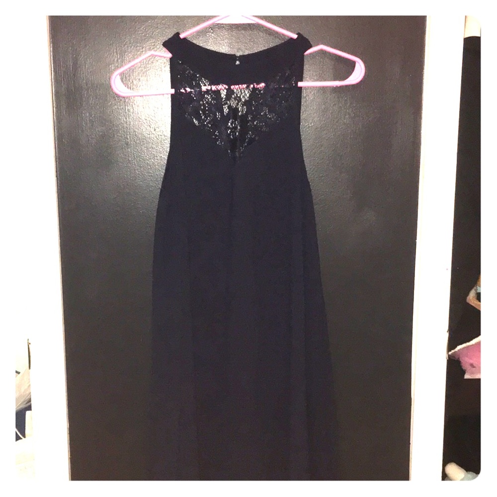 Navy blue short dress